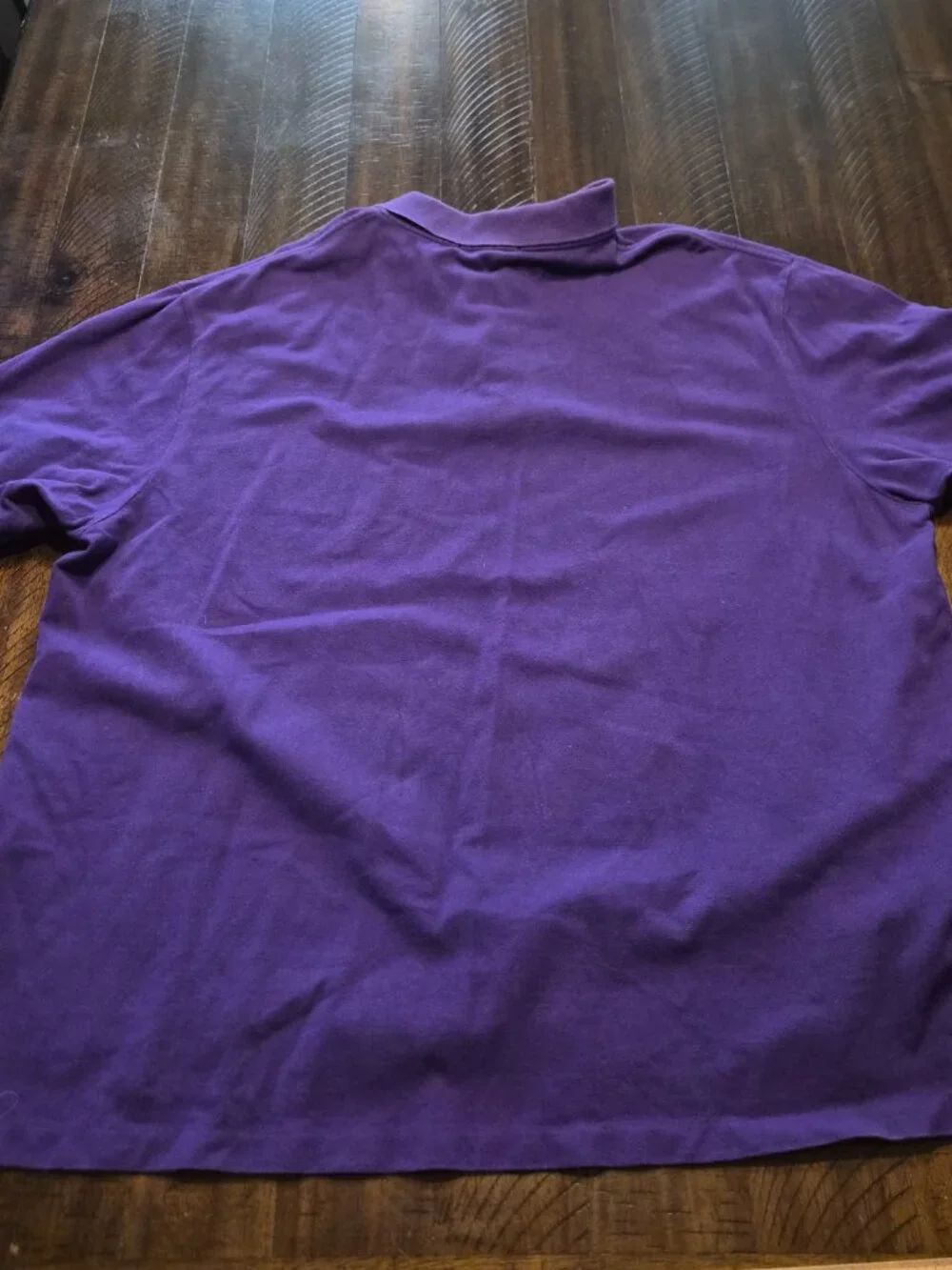 Vtg Ralph Lauren Polo Shirt Mens 2XB Big Short Sleeve Purple Red Pony G753